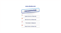 Desktop Screenshot of donda.com