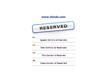 Tablet Screenshot of donda.com